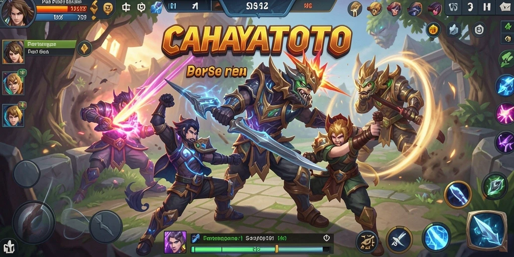Screenshot <strong>CAHAYATOTO</strong> menampilkan momen epik dalam gameplay MOBA.