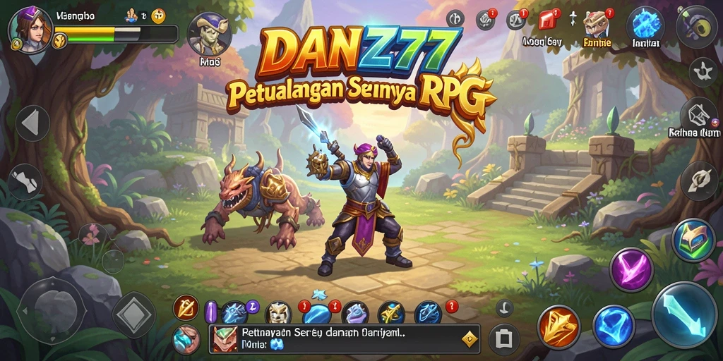 Gameplay seru di dunia RPG DAN777.
