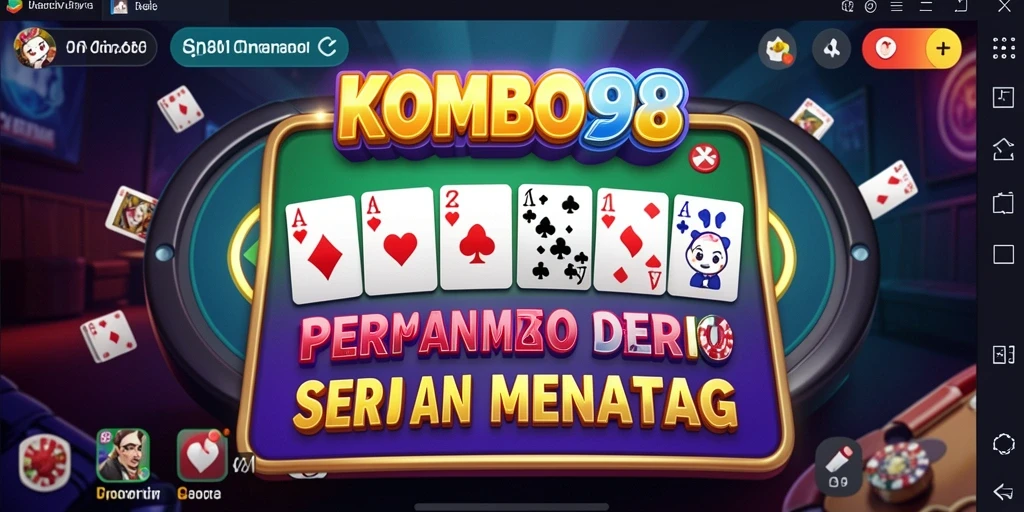 Screenshot gameplay mendebarkan dengan aksi domino.
