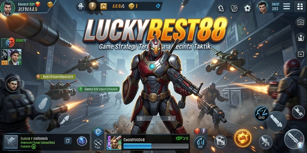 Tangkapan layar gameplay <strong>LUCKYBEST88</strong> yang menunjukkan aksi strategis yang intens.