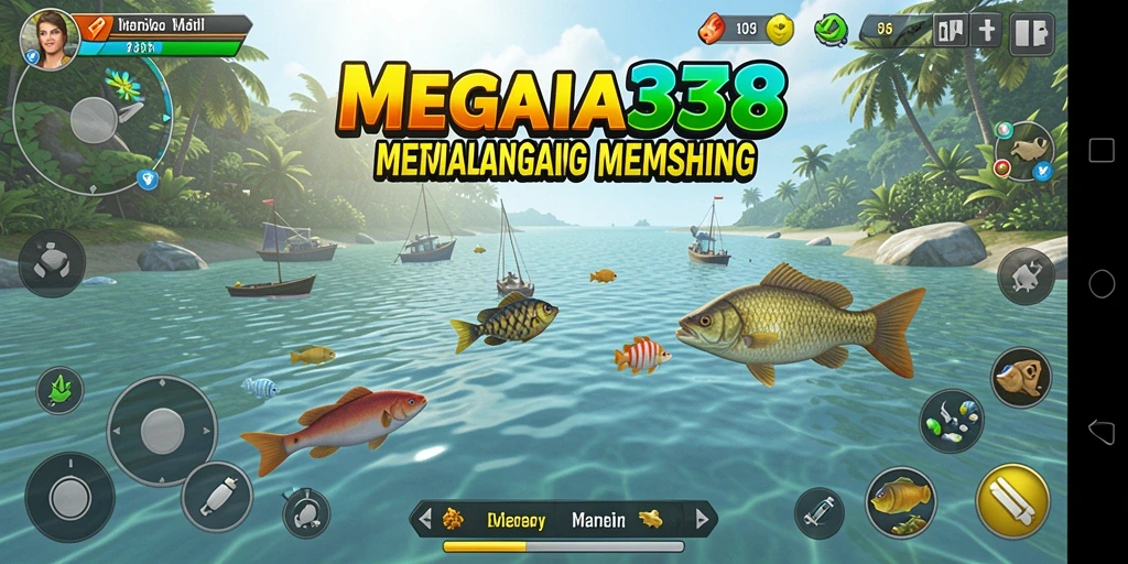 Tampilan gameplay MEGA338 dengan pengalaman memancing yang menegangkan.
