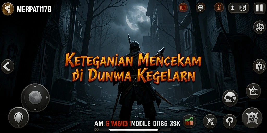 Tampilan gameplay menegangkan di dunia penuh hantu.