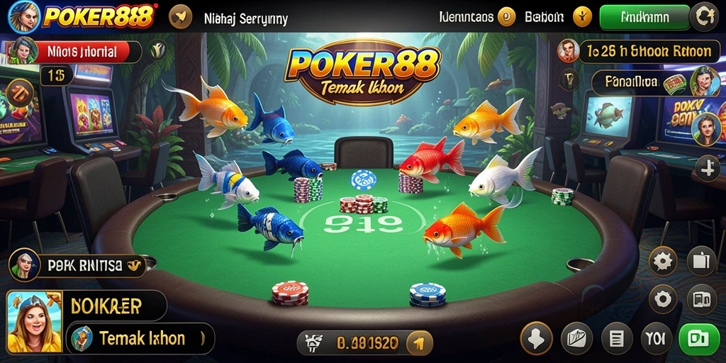 Gameplay POKER88 yang menarik saat menembak ikan.