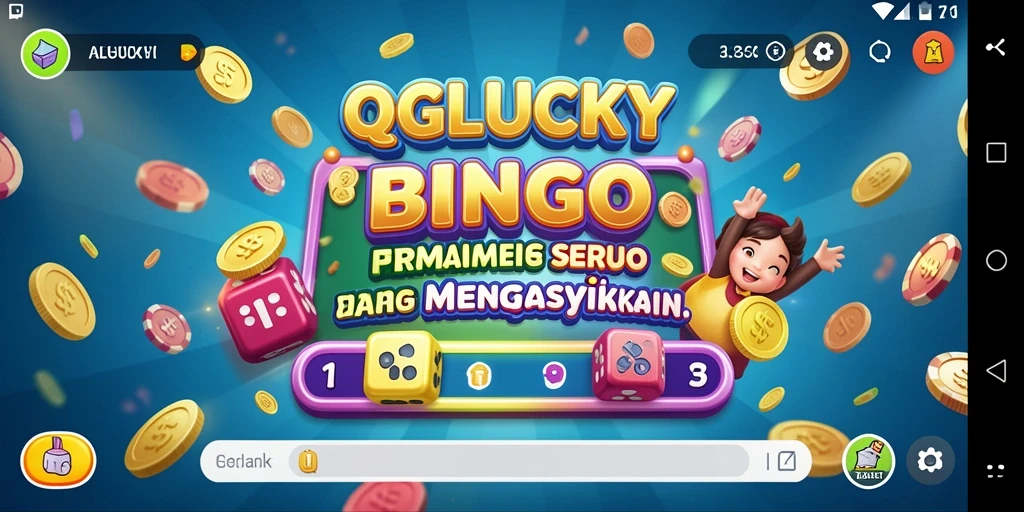 Tampilan gameplay QGLUCKY yang menarik dan penuh aksi Bingo.