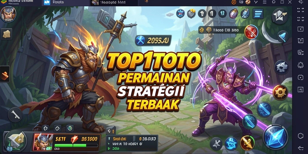 Tampilan gameplay strategis yang mendebarkan di TOP1TOTO.