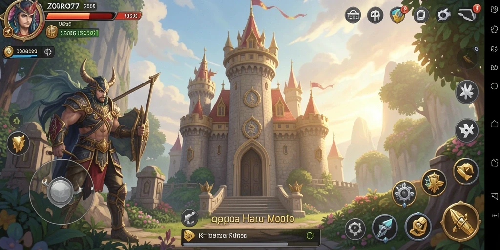 Tampilan gameplay menara pertahanan yang mendebarkan di ZORO77.